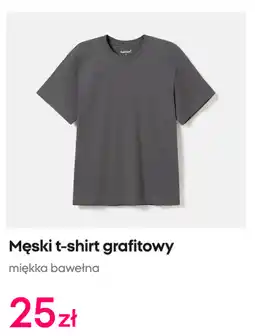 Pepco Męski t-shirt grafitowy oferta