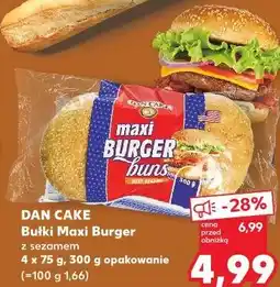 Kaufland DAN CAKE Bułki Maxi Burger z sezamem oferta