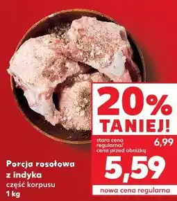 Kaufland Porcja rosołowa z indyka część korpusu oferta
