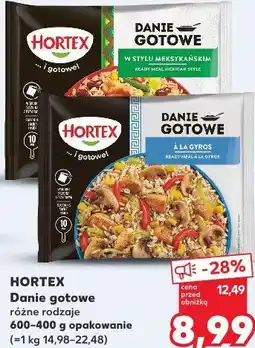 Kaufland Danie gotowe różne rodzaje HORTEX 600-400 g opakowanie oferta
