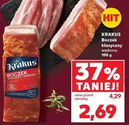 Kaufland KRAKUS Boczek klasyczny wędzony oferta