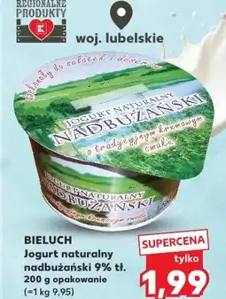 Kaufland Jogurt naturalny nadbużański 9% tł. 200 g opakowanie BIELUCH oferta