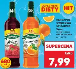 Kaufland HERBAPOL OWOCOWA SPIŻARNIA Syrop różne rodzaje 680 ml butelka oferta
