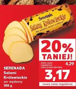 Kaufland Salami Królewieckie ser wędzony oferta