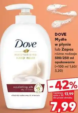 Kaufland DOVE Mydło w płynie lub Zapas oferta