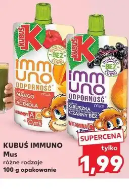 Kaufland KUBUŚ IMMUNO Mus różne rodzaje oferta