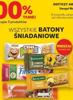 Kaufland WSZYSTKIE BATONY ŚNIADANIOWE oferta