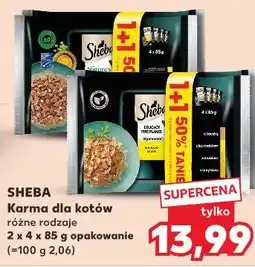 Kaufland SHEBA Karma dla kotów różne rodzaje 2 x oferta