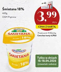 Market Point Śmietana 18% oferta