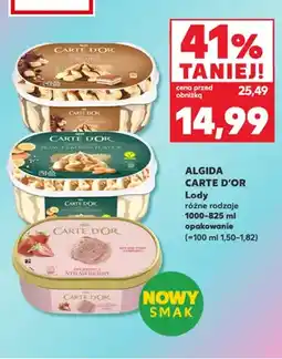 Kaufland Lody różne rodzaje oferta
