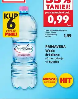 Kaufland Woda źródlana niegazowana oferta