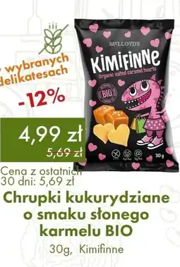 Organic Farma Zdrowia Chrupki kukurydziane o smaku słonego karmelu BIO Kimifinne oferta