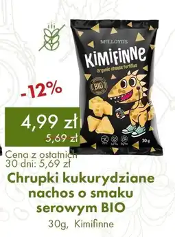 Organic Farma Zdrowia Chrupki kukurydziane nachos o smaku serowym BIO Kimifinne oferta