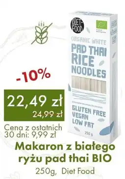 Organic Farma Zdrowia Makaron z białego ryżu pad thai BIO, Diet Food oferta