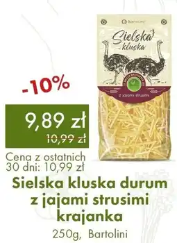 Organic Farma Zdrowia Sielska kluska durum z jajami strusimi krajanka , Bartolini oferta