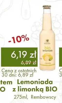Organic Farma Zdrowia Lemoniada BIO z limonką BIO , Rembowscy oferta