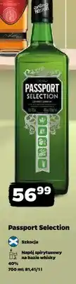Netto Napój spirytusowy Passport Selection na bazie whisky oferta
