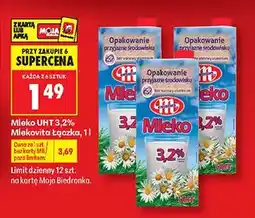Biedronka Mleko UHT 3,2% Mlekovita Łaciate oferta