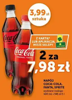 ABC Napój Coca-Cola, Fanta, Sprite wybrane rodzaje oferta