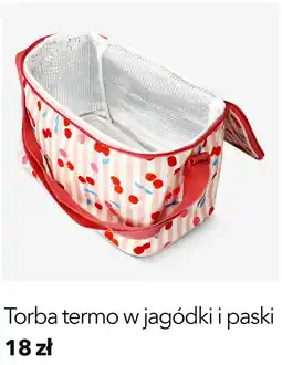 Flying Tiger Torba termo w jagódki i paski oferta