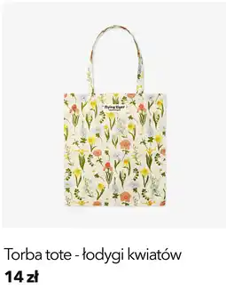 Flying Tiger Torba tote - łodygi kwiatów Flying Tiger Copenhagen oferta