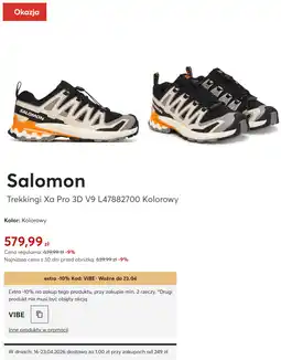eobuwie Trekkingi Xa Pro 3D V9 L47882700 Kolorowy oferta