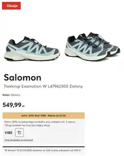 eobuwie Trekkingi Examotion W L47962300 Zielony oferta
