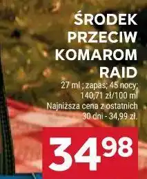 Stokrotka Środek przeciw komarom Raid oferta