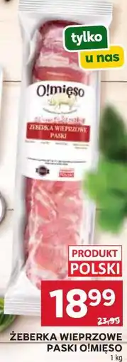 Stokrotka ŻEBERKA WIEPRZOWE PASKI O!MIĘSO oferta