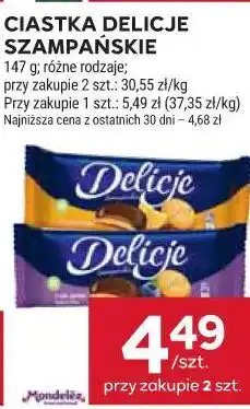 Stokrotka CIASTKA DELICJE SZAMPAŃSKIE 147 g różne rodzaje oferta