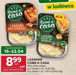 Stokrotka LASAGNE COME A CASA 400 g różne rodzaje oferta
