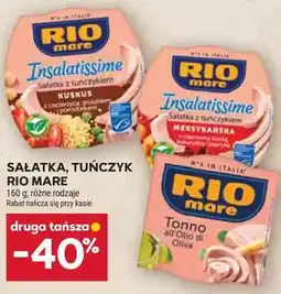 Stokrotka SAŁATKA, TUŃCZYK RIO MARE 160 g różne rodzaje oferta