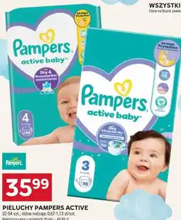 Stokrotka Pieluchy Pampers Active oferta