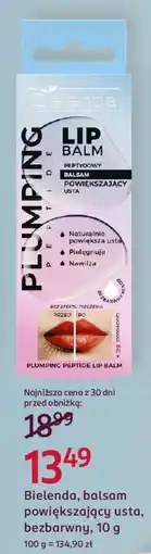 Rossmann Bielenda, balsam powiększający usta, bezbarwny oferta