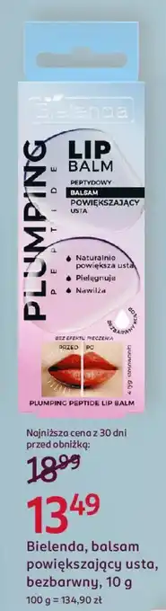 Bielenda, balsam powiększający usta, bezbarwny