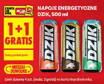 Biedronka NAPOJE ENERGETYCZNE DZIK oferta