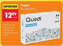 Biedronka Papier do drukarki Quedi Essential A4 oferta