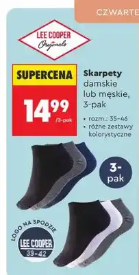 Biedronka Skarpety damskie lub męskie, 3-pak oferta