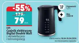 Biedronka Czajnik elektryczny Digital Double Wall z wyświetlaczem i termoregulacją oferta