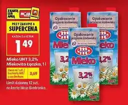 Biedronka Mleko UHT 3,2% Mlekovita Łączka, 1 l oferta
