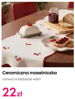 Pepco Ceramiczna maselniczka uchwyt w kształcie wiśni oferta