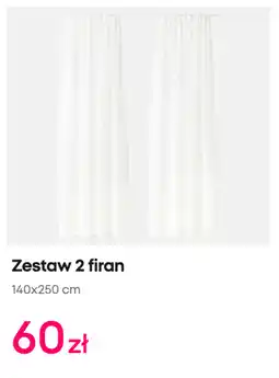 Pepco Zestaw 2 firan oferta