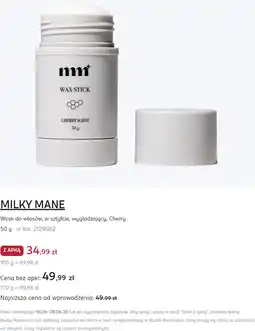 Rossmann MILKY MANE Wosk do włosów, w sztyfcie, wygładzający, Cherry oferta