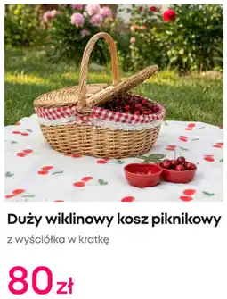 Pepco Duży wiklinowy kosz piknikowy oferta