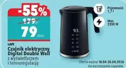 Biedronka Czajnik elektryczny Digital Double Wall oferta