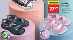 Biedronka Sandały dziecięce* CLEVÉ oferta