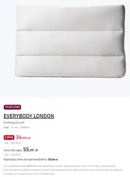 Rossmann EVERYBODY LONDON Kosmetyczka puff oferta