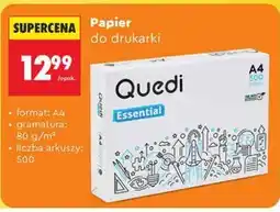 Biedronka Papier do drukarki Quedi oferta