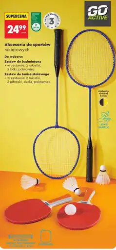 Biedronka Akcesoria do sportów rakietowych oferta