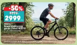 Biedronka PUREBIKE Rower elektryczny górski Classic MTB10 27,5, ciemnoszary oferta